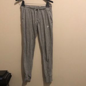 Grey Nike joggers